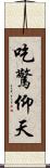 吃驚仰天 Scroll