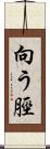 向う脛 Scroll