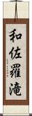 和佐羅滝 Scroll