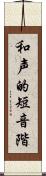 和声的短音階 Scroll