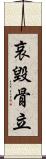 哀毀骨立 Scroll