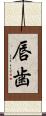 唇歯 Scroll