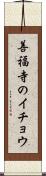 善福寺のイチョウ Scroll