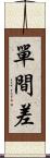 單間差 Scroll