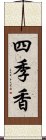 四季香 Scroll