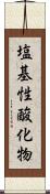 塩基性酸化物 Scroll
