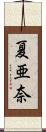 夏亜奈 Scroll