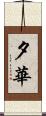 夕華 Scroll