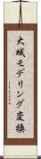 大域モデリング変換 Scroll