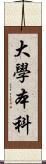 大學本科 Scroll