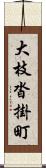 大枝沓掛町 Scroll