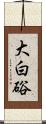 大白硲 Scroll