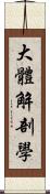 大體解剖學 Scroll