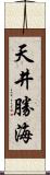 天井勝海 Scroll