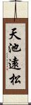 天池遠松 Scroll