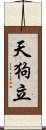 天狗立 Scroll