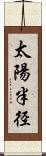 太陽半径 Scroll