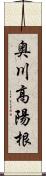 奥川高陽根 Scroll