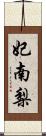 妃南梨 Scroll