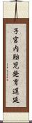 子宮内胎児発育遅延 Scroll