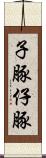 子豚 Scroll