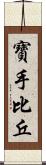 寶手比丘 Scroll