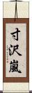 寸沢嵐 Scroll