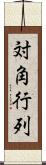 対角行列 Scroll