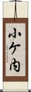 小ケ内 Scroll