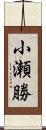 小瀬勝 Scroll