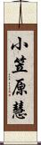 小笠原慧 Scroll