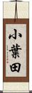 小葉田 Scroll