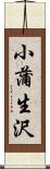 小蒲生沢 Scroll