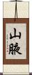 山腋 Scroll