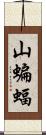 山蝙蝠 Scroll