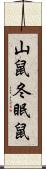 山鼠 Scroll