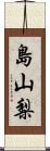 島山梨 Scroll