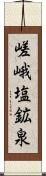 嵯峨塩鉱泉 Scroll