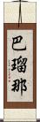 巴瑠那 Scroll