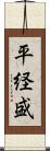 平経盛 Scroll