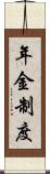 年金制度 Scroll