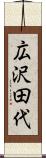 広沢田代 Scroll
