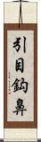 引目鈎鼻 Scroll