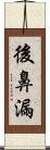 後鼻漏 Scroll