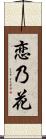恋乃花 Scroll