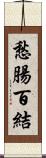 愁腸百結 Scroll