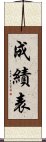 成績表 Scroll