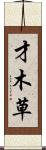 才木草 Scroll