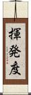 揮発度 Scroll