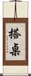 搭桌 Scroll